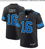 Men & Women & Youth Detroit Lions #16 Jared Goff Nike 2024 Black 2nd Alternate Limited Jersey,baseball caps,new era cap wholesale,wholesale hats