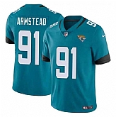 Men & Women & Youth Jacksonville Jaguars #91 Arik Armstead Teal Vapor Untouchable Limited Football Stitched Jersey