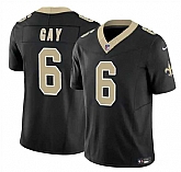 Men & Women & Youth New Orleans Saints #6 Willie Gay Black 2023 F.U.S.E. Vapor Limited Football Stitched Jersey,baseball caps,new era cap wholesale,wholesale hats