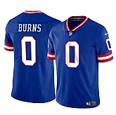 Men & Women & Youth New York Giants #0 Brian Burns Blue Throwback Vapor Untouchable Limited Football Stitched Jersey,baseball caps,new era cap wholesale,wholesale hats