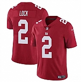 Men & Women & Youth New York Giants #2 Drew Lock Red Vapor Untouchable Limited Football Stitched Jersey,baseball caps,new era cap wholesale,wholesale hats