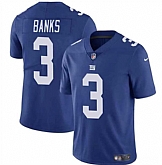 Men & Women & Youth New York Giants #3 Deonte Banks Blue Vapor Untouchable Limited Football Stitched Jersey,baseball caps,new era cap wholesale,wholesale hats