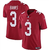 Men & Women & Youth New York Giants #3 Deonte Banks Red 2023 F.U.S.E. Vapor Untouchable Limited Football Stitched Jersey,baseball caps,new era cap wholesale,wholesale hats