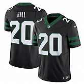 Men & Women & Youth New York Jets #20 Breece Hall Black 2023 F.U.S.E. Vapor Limited Throwback Stitched Football Jersey