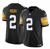 Men & Women & Youth Pittsburgh Steelers #2 Justin Fields Black 2024 F.U.S.E. Vapor Untouchable Limited Football Stitched Jersey,baseball caps,new era cap wholesale,wholesale hats