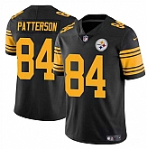Men & Women & Youth Pittsburgh Steelers #84 Cordarrelle Patterson Black Color Rush Limited Football Stitched Jersey,baseball caps,new era cap wholesale,wholesale hats