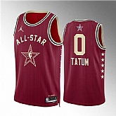 Men's 2024 All-Star #0 Jayson Tatum Crimson Stitched Basketball Jersey,baseball caps,new era cap wholesale,wholesale hats