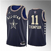 Men's 2024 All-Star #11 Klay Thompson Navy Stitched Basketball Jersey,baseball caps,new era cap wholesale,wholesale hats