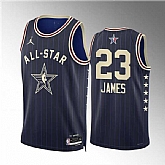 Men's 2024 All-Star #23 LeBron James Navy Stitched Basketball Jersey,baseball caps,new era cap wholesale,wholesale hats