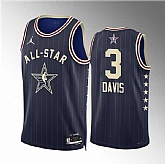 Men's 2024 All-Star #3 Anthony Davis Navy Stitched Basketball Jersey,baseball caps,new era cap wholesale,wholesale hats