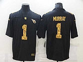 Men's Arizona Cardinals #1 Kyler Murray 2020 Black Leopard Print Fashion Limited Stitched Jersey Dzhi