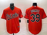 Men's Baltimore Orioles #39 Corbin Burnes Orange Cool Base Stitched Jersey,baseball caps,new era cap wholesale,wholesale hats