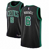 Men's Boston Celtics #6 Bill Russell Black Basketball Swingman Statement Edition Jersey Dzhi,baseball caps,new era cap wholesale,wholesale hats