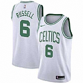 Men's Boston Celtics #6 Bill Russell White 2023 Association Edition Stitched Basketball Jersey Dzhi,baseball caps,new era cap wholesale,wholesale hats