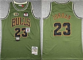 Men's Chicago Bulls #23 Michael Jordan Green 1997-98 Throwback Stitched Basketball Jersey,baseball caps,new era cap wholesale,wholesale hats