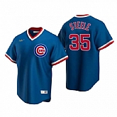 Men's Chicago Cubs #35 Justin Steele Nike Royal Pullover Cooperstown Jersey Dzhi