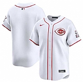 Men's Cincinnati Reds Blank White Home Limited Baseball Stitched Jersey Dzhi