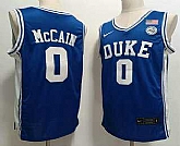 Men's Duke Blue Devils #0 Jared McCAIN Blue College Basketball Jersey,baseball caps,new era cap wholesale,wholesale hats