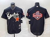 Men's Houston Astros Big Logo Black Cactus Jack Vapor Premier Stitched Baseball Jersey,baseball caps,new era cap wholesale,wholesale hats