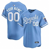 Men's Kansas City Royals Active Player Custom Light Blue 2024 Alternate Limited Stitched Baseball Jersey,baseball caps,new era cap wholesale,wholesale hats