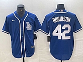 Men's Los Angeles Dodgers #42 Jackie Robinson Blue Cool Base Stitched Baseball Jersey,baseball caps,new era cap wholesale,wholesale hats