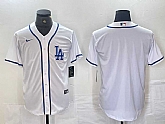 Men's Los Angeles Dodgers Blank White Cool Base Stitched Baseball Jersey,baseball caps,new era cap wholesale,wholesale hats