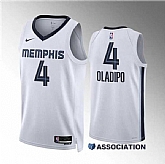 Men's Memphis Grizzlies #4 Victor Oladipo White Association Edition Stitched Jersey Dzhi,baseball caps,new era cap wholesale,wholesale hats