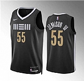 Men's Memphis Grizzlies #55 Trey Jemison Iii Black 2023-24 City Edition Stitched Jersey Dzhi