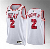 Men's Miami Heat #2 Terry Rozier III White Classic Edition Stitched Basketball Jersey Dzhi,baseball caps,new era cap wholesale,wholesale hats