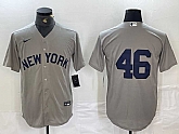 Men's New York Yankees #46 Andy Pettitte 2021 Grey Field of Dreams Cool Base Stitched Baseball Jersey,baseball caps,new era cap wholesale,wholesale hats