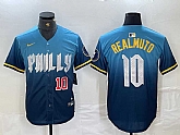 Men's Philadelphia Phillies #10 JT Realmuto Number Blue 2024 City Connect Limited Stitched Jerseys,baseball caps,new era cap wholesale,wholesale hats