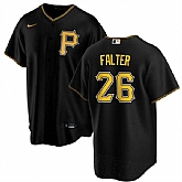 Men's Pittsburgh Pirates #26 Bailey Falter Black Cool Base Baseball Stitched Jersey Dzhi,baseball caps,new era cap wholesale,wholesale hats