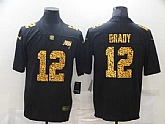 Men's Tampa Bay Buccaneers #12 Tom Brady 2020 Black Leopard Print Fashion Limited Football Stitched Jersey Dzhi,baseball caps,new era cap wholesale,wholesale hats