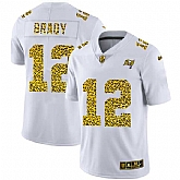 Men's Tampa Bay Buccaneers #12 Tom Brady 2020 White Leopard Print Fashion Limited Football Stitched Jersey Dyin,baseball caps,new era cap wholesale,wholesale hats