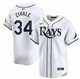 Men's Tampa Bay Rays #34 aron Civale White Home Limited Stitched Baseball Jersey Dzhi,baseball caps,new era cap wholesale,wholesale hats