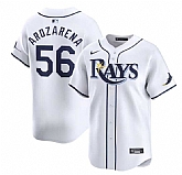 Men's Tampa Bay Rays #56 Randy Arozarena White Home Limited Stitched Baseball Jersey Dzhi,baseball caps,new era cap wholesale,wholesale hats