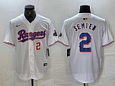Men's Texas Rangers #2 Marcus Semien Number White 2023 World Series Champions Cool Base Jerseys,baseball caps,new era cap wholesale,wholesale hats