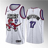 Men's Toronto Raptors #17 Garrett Temple White Classic Edition Stitched Basketball Jersey Dzhi,baseball caps,new era cap wholesale,wholesale hats