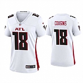 Women's Atlanta Falcons #18 Kirk Cousins White Stitched Jersey Dzhi
