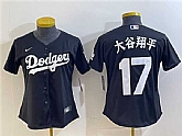 Youth Los Angeles Dodgers #17 Shohei Ohtani Black Stitched Baseball Jersey,baseball caps,new era cap wholesale,wholesale hats