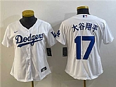 Youth Los Angeles Dodgers #17 Shohei Ohtani White Stitched Baseball Jersey