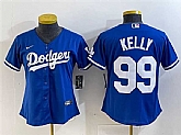 Youth Los Angeles Dodgers #99 Joe Kelly Blue Stitched Baseball Jersey,baseball caps,new era cap wholesale,wholesale hats
