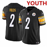 Youth Pittsburgh Steelers #2 Justin Fields Black 2023 F.U.S.E. Vapor Untouchable Limited Football Stitched Jersey Dzhi,baseball caps,new era cap wholesale,wholesale hats