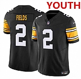 Youth Pittsburgh Steelers #2 Justin Fields Black F.U.S.E. Vapor Untouchable Limited Football Stitched Jersey Dzhi,baseball caps,new era cap wholesale,wholesale hats
