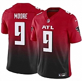 Men & Women & Youth Atlanta Falcons #9 Rondale Moore Red Black 2023 F.U.S.E Vapor Untouchable Limited Football Stitched Jersey