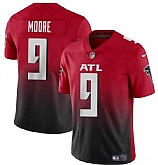 Men & Women & Youth Atlanta Falcons #9 Rondale Moore Red Black Vapor Untouchable Limited Football Stitched Jersey