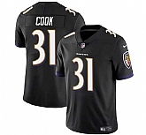 Men & Women & Youth Baltimore Ravens #31 Dalvin Cook Black Vapor Limited Football Stitched Jersey,baseball caps,new era cap wholesale,wholesale hats