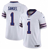 Men & Women & Youth Buffalo Bills #1 Curtis Samuel White Vapor Untouchable Limited Football Stitched Jersey