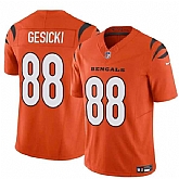 Men & Women & Youth Cincinnati Bengals #88 Mike Gesicki Orange 2024 F.U.S.E. Vapor Untouchable Limited Stitched Jersey