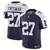 Men & Women & Youth Dallas Cowboys #27 Royce Freeman Navy White Thnaksgiving Vapor Untouchable Limited Stitched Football Jersey,baseball caps,new era cap wholesale,wholesale hats